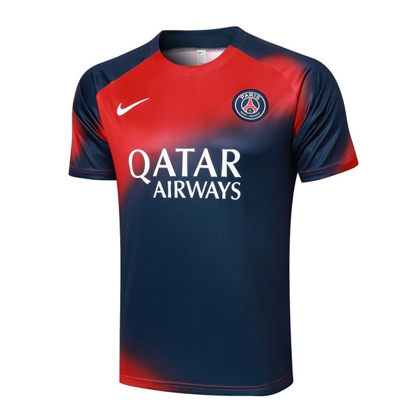 Camiseta Entrenamiento PSG 2024 2025 Azul Rojo